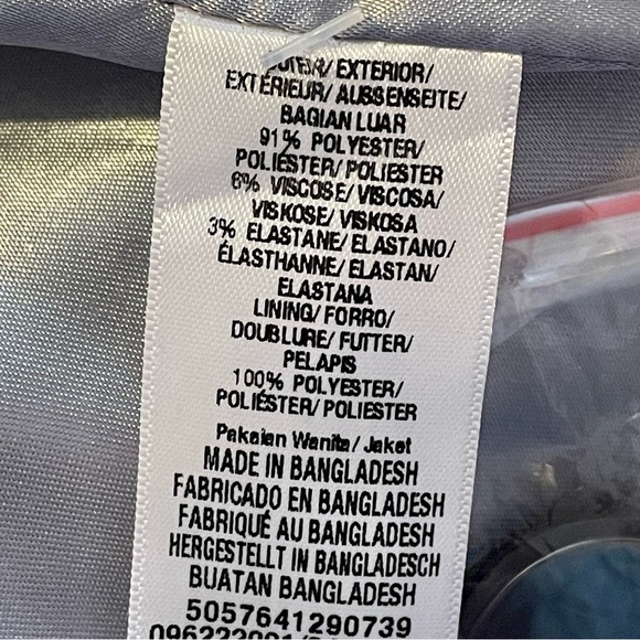 Wallis Black Funnel Neck Smart Coat EUC Size 16 - Picture 6 of 6